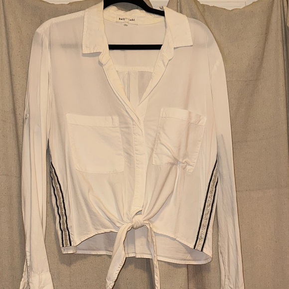 Tie Front Button Down - Picture 5 of 5